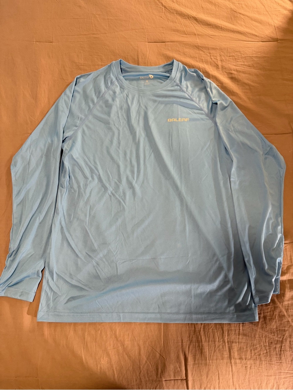 Baleaf Men's Long Sleeve Performance Shirt - Light Blue